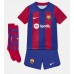 Günstige Barcelona Ferran Torres #7 Babykleidung Heim Fussballtrikot Kinder 2023-24 Kurzarm (+ kurze hosen)